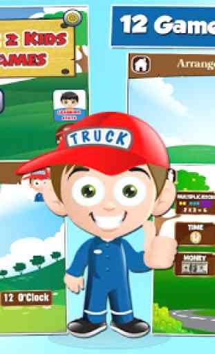 Second Grade Games: Kids Truck 1