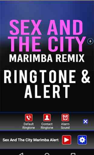 Sex And The City Marimba Tone 2