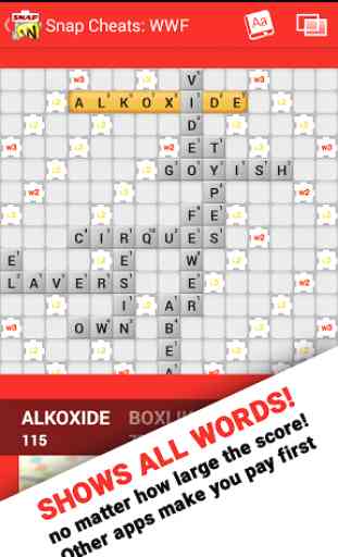 Snap! Words With Friends Cheat 2