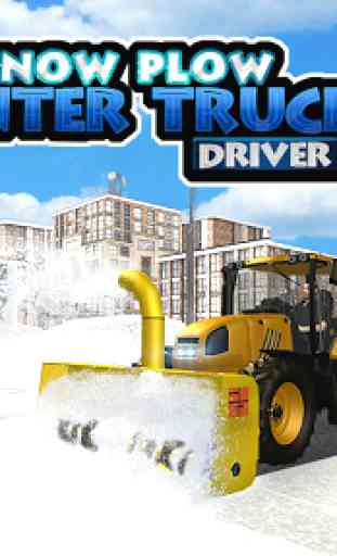 Snow Plow Winter Truck Driver 1