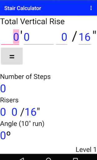 Stair Riser Calculator 1