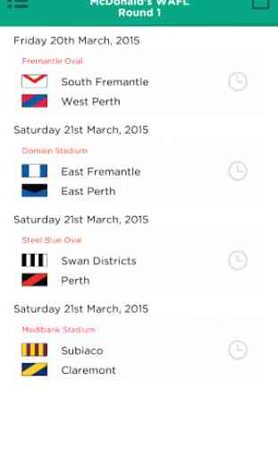 The Official WAFL app 4