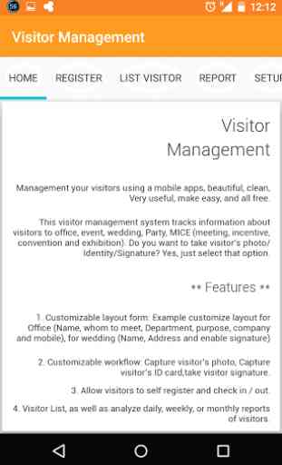Visitor Management 2
