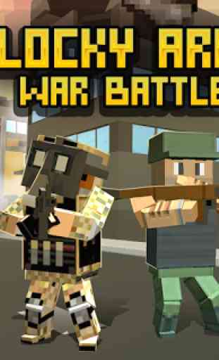 War Battles of Blocky Army 1