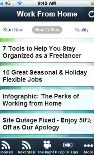 Work at Home Tips. 2
