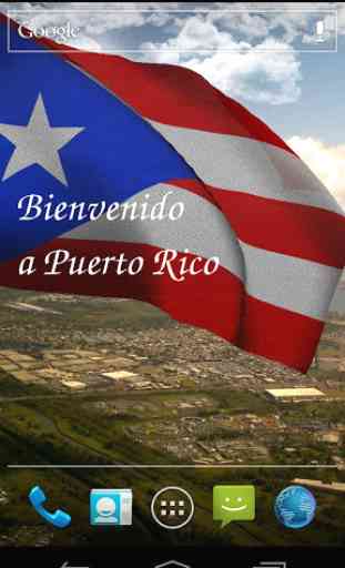 3D Puerto Rico Flag LWP 2