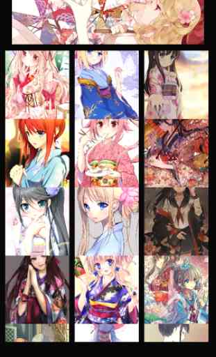 Anime Girls Yukata Wallpaper 1