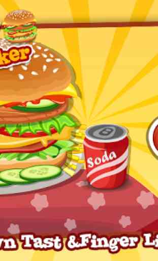 Burger Maker–Kids Cooking Game 1