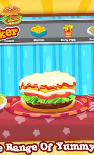 Burger Maker–Kids Cooking Game 3