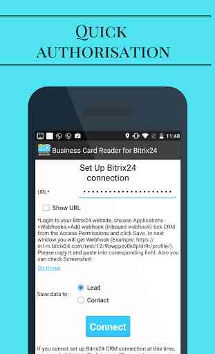 Business Card Reader Bitrix24 2