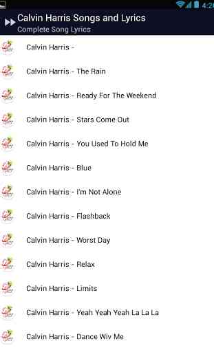 Calvin Harris My Way Lyrics 3