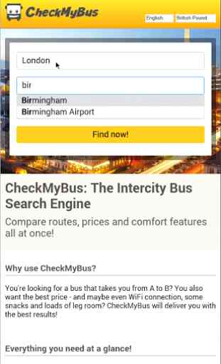 CheckMyBus Compare all Busses 1