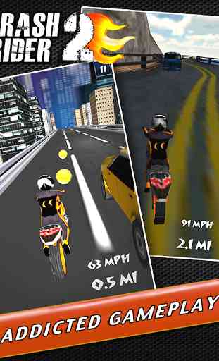 Crash Rider 2: 3D Bike Racing 3