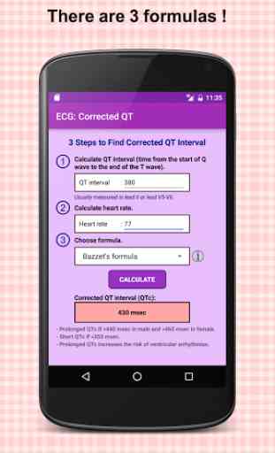 ECG: Corrected QT 2