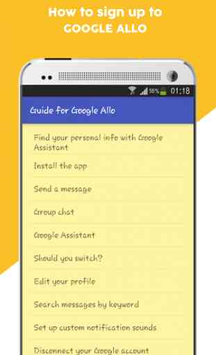 Guide for Google ALLO 1