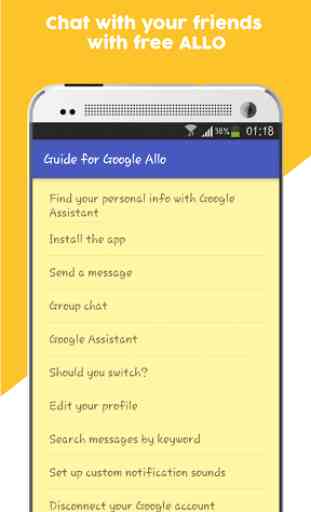 Guide for Google ALLO 3