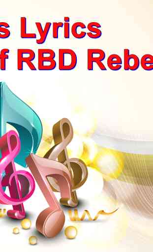 Hits Lyrics of RBD Rebelde 1
