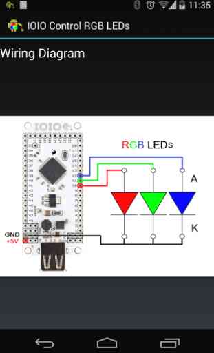 IOIO Bluetooth RGB LED Control 4