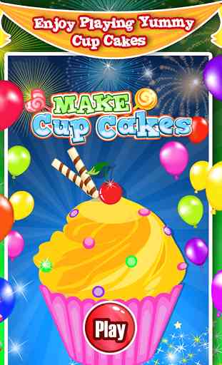 Make Cup Cakes - Kids Game 1
