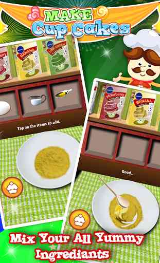 Make Cup Cakes - Kids Game 2