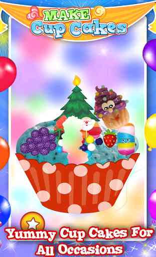 Make Cup Cakes - Kids Game 4