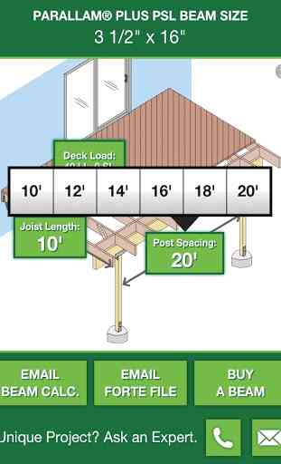 Parallam+ Deck Beam Sizer 4