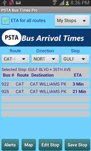 PSTA Bus Tracker Pro 1