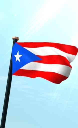 Puerto Rico Flag 3D Free 1