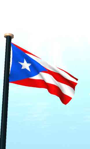 Puerto Rico Flag 3D Free 2