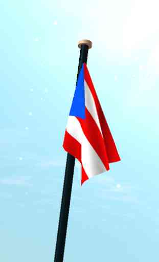 Puerto Rico Flag 3D Free 3