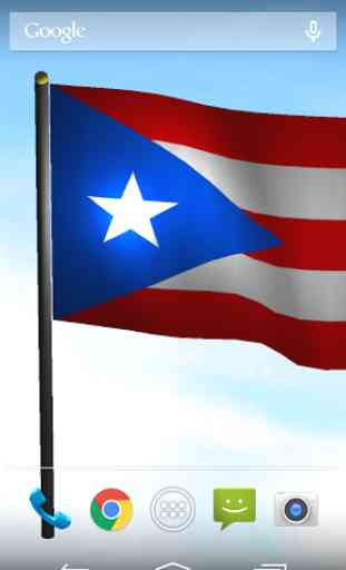 Puerto Rico Flag LiveWallPaper 3