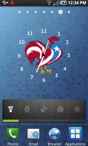 Puerto Rico Rooster Clock 1