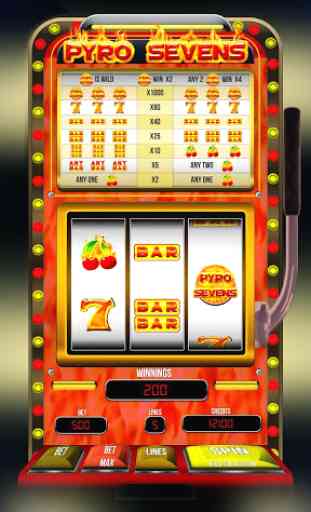 Pyro Sevens Free Slot Machine 1