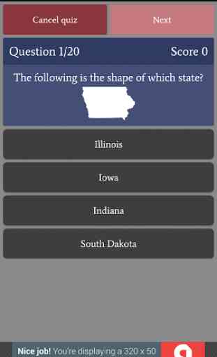 US States Quiz Free 2