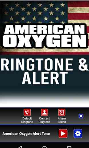 American Oxygen Ringtone Alert 2