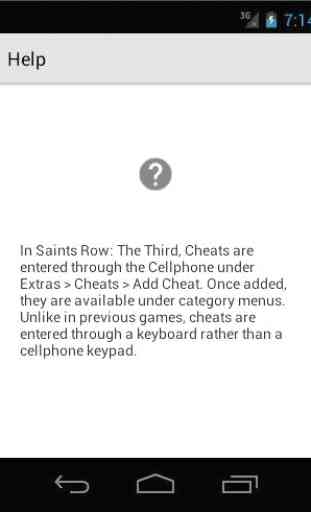 Cheats for Saints Row 3 4