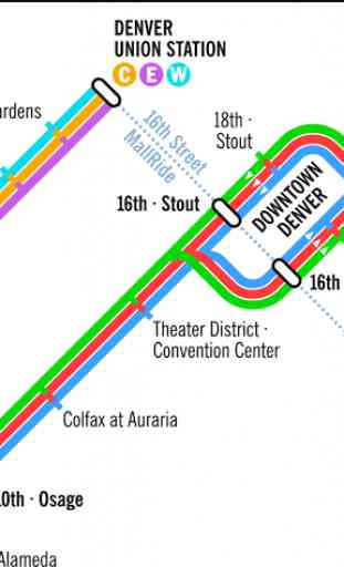 Denver Light Rail Map 3