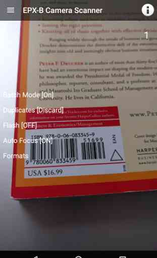 EPX Barcode Scanner, Scan Now 2