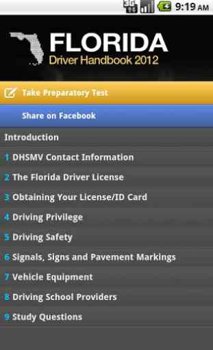 Florida Driver Handbook Free 1