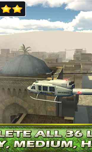 Fly Helicopter Battle Parking 2