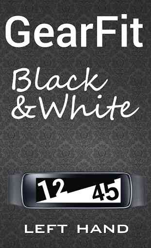 Gear Fit Black White Clock 1