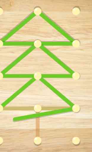 GeoBoard for kids. Draw shapes 2