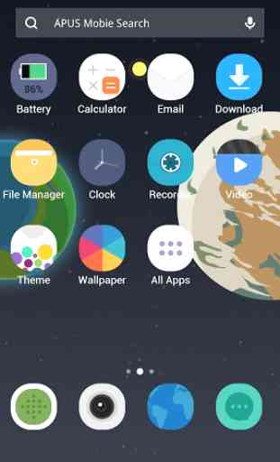 Home Planet theme for APUS 2