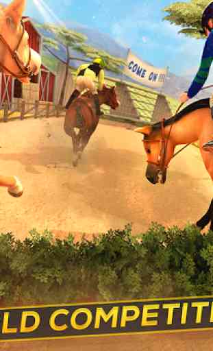 Horse Riding Jumping Race Free 2