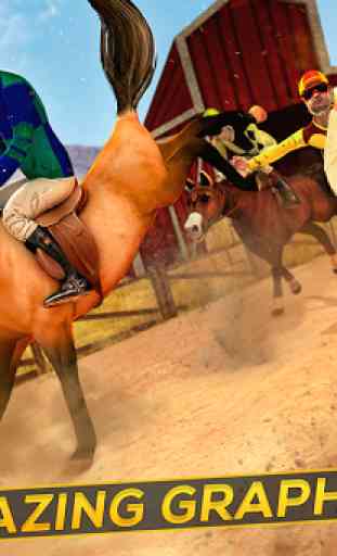 Horse Riding Jumping Race Free 3