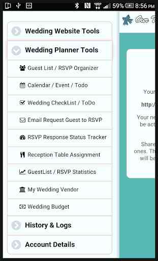 Our Wedding Planner Tools 2