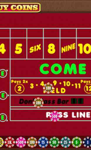 Play Las Vegas Craps Table 711 4