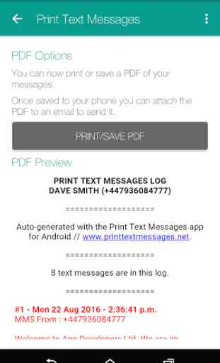 Print Text Messages 3