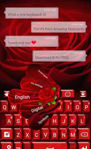 Red Rose Keyboard 1