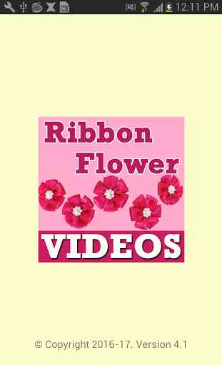 Ribbon Flower Craft Making 1